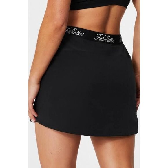 FABLETICS Black Woven Logo Pocket Skort w/ Built in Shorts Size 4X NEW NWT - Picture 4 of 6